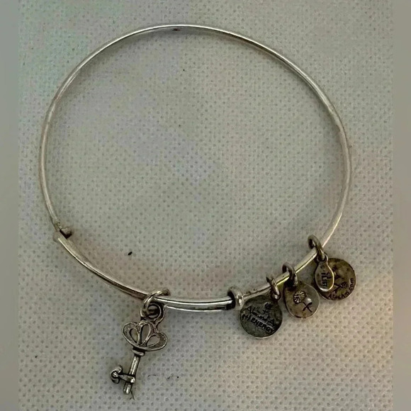 Alex and Ani | Skeleton Key charm bracelet. - Picture 1 of 12
